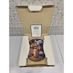 Enesco Star Trek The Crew Porcelain Collectors Plate Limited Edition Numbered